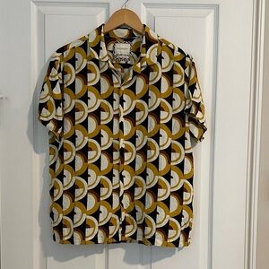 Denim & Flower Ricky Singh Geometric Casual Shirt